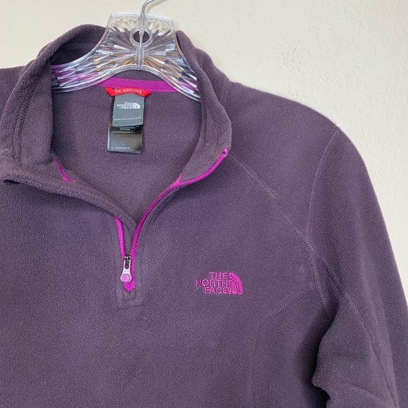The North Face Purple Fleece Pullover Sweater - Picture 3 of 7
